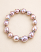 Serena Iridescent Freshwater Pearl Bracelet full product view by La Tiera